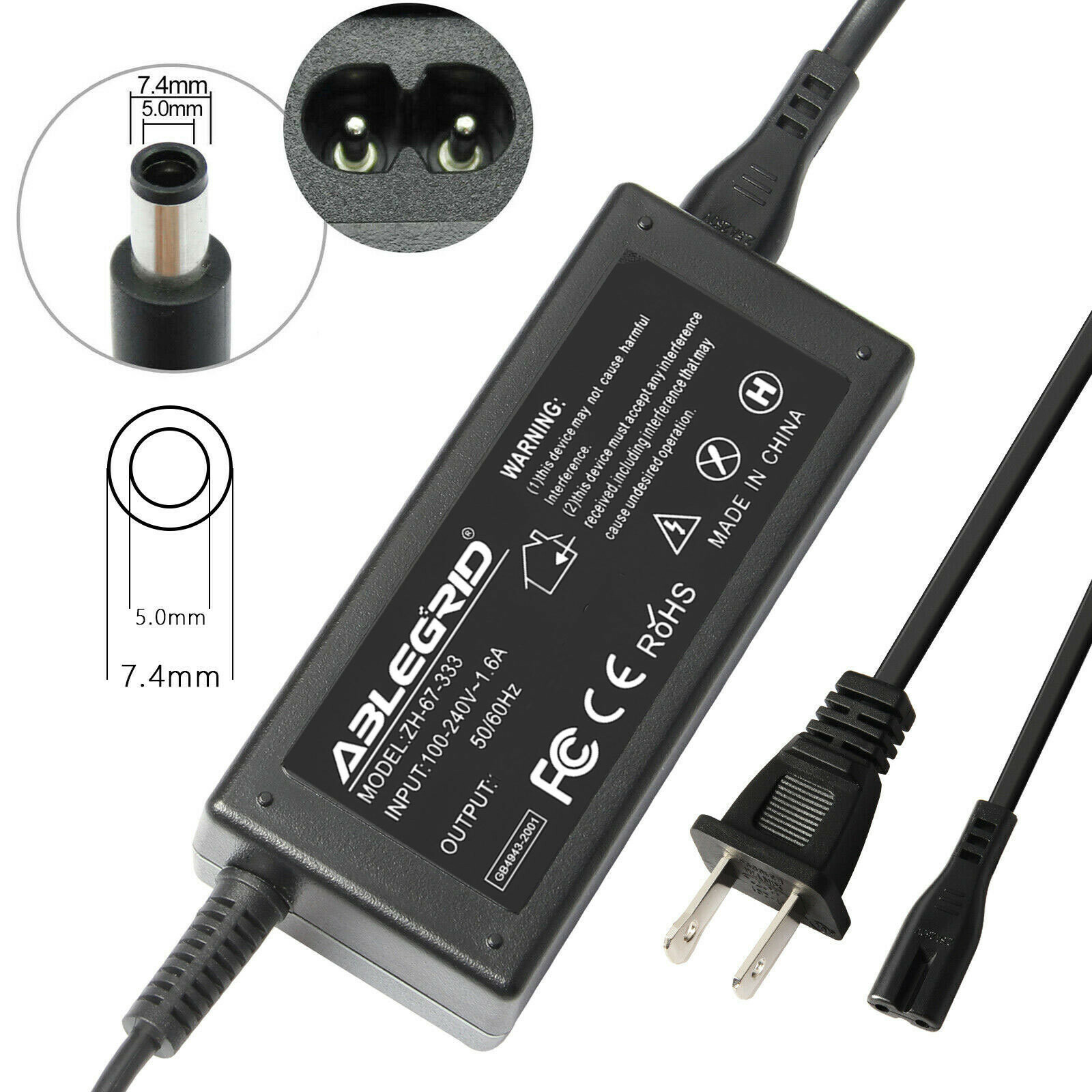 AC Adapter Charger Power For HP Pavilion G7-1219WM G7-1222NR G7-1227NR Laptop