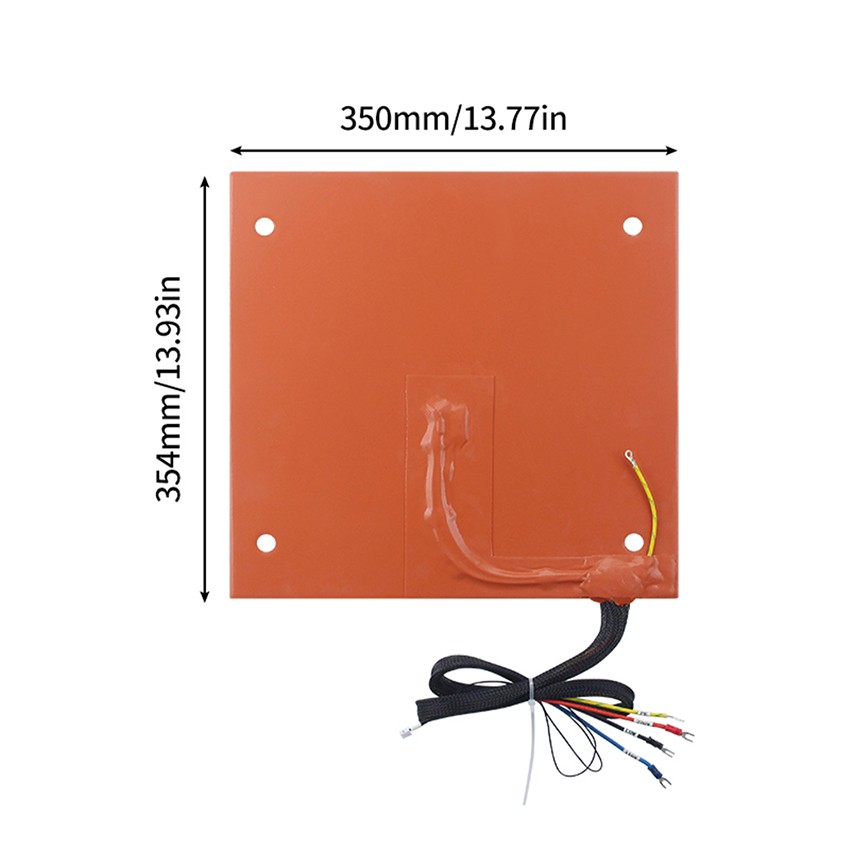For K2 PLUS 3D Printer Hot Bed Silicone Heating Pad Dual Volt Heating Pad