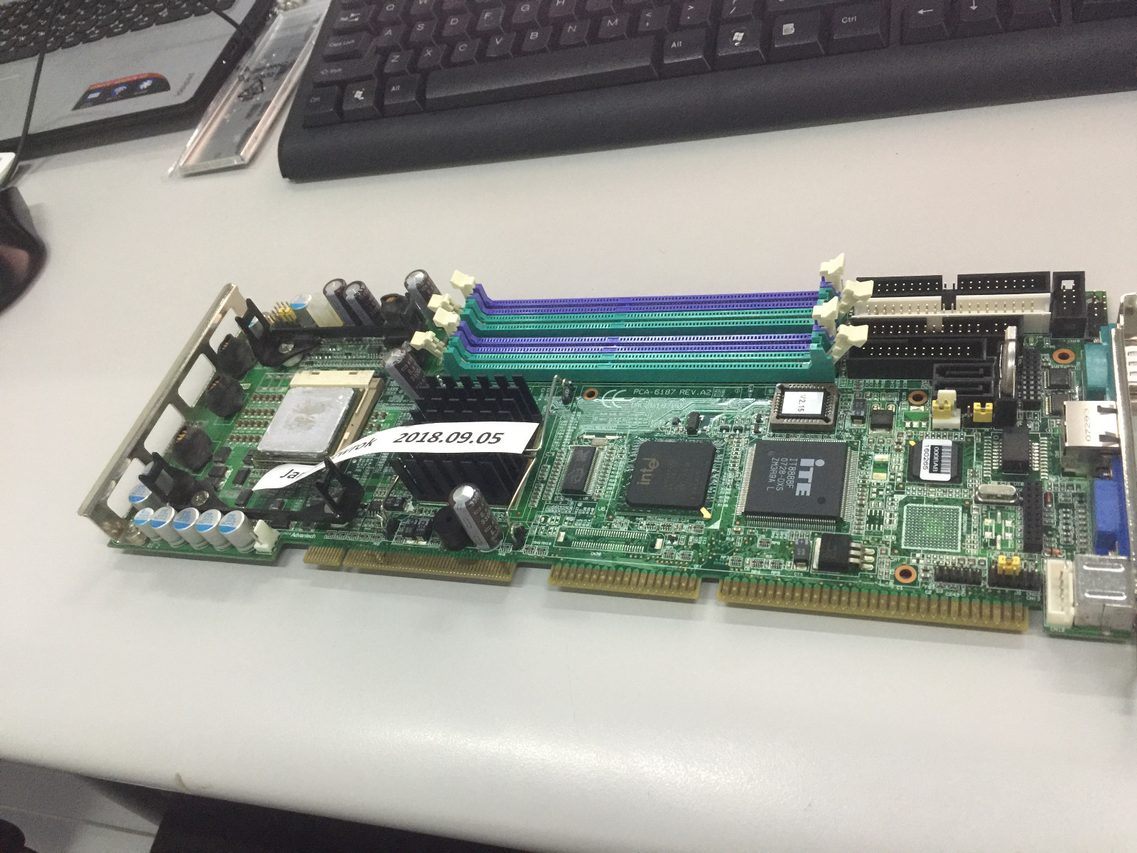 Actual Stock 100% TEST PCA-6187 REV.A2  (Fedex or DHL 90days warranty) #j1688