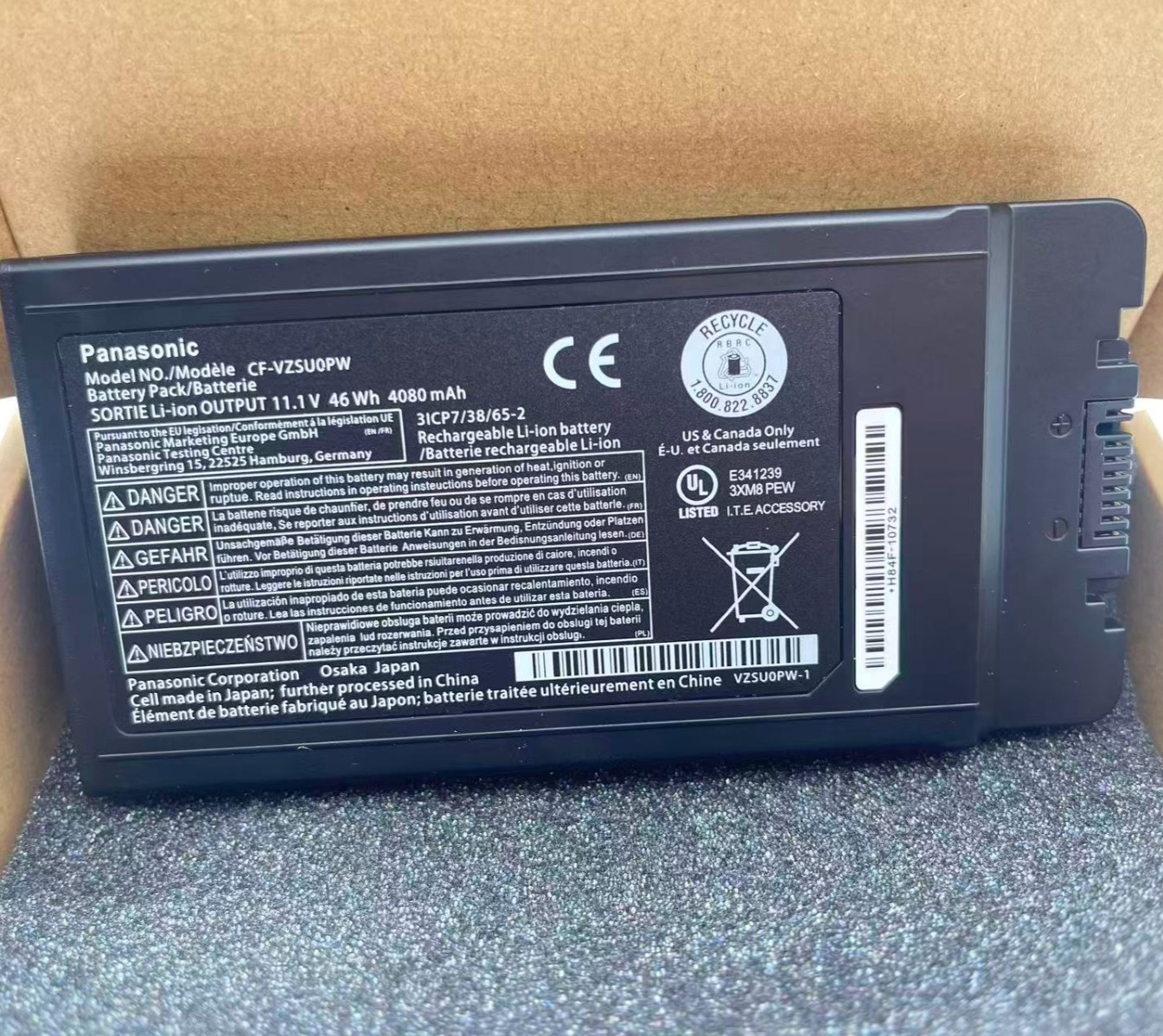 OEM 46Wh CF-VZSU0PW BatteryFor Panasonic Toughbook CF-54 CF-54F9001KM CF-VZSU0PR