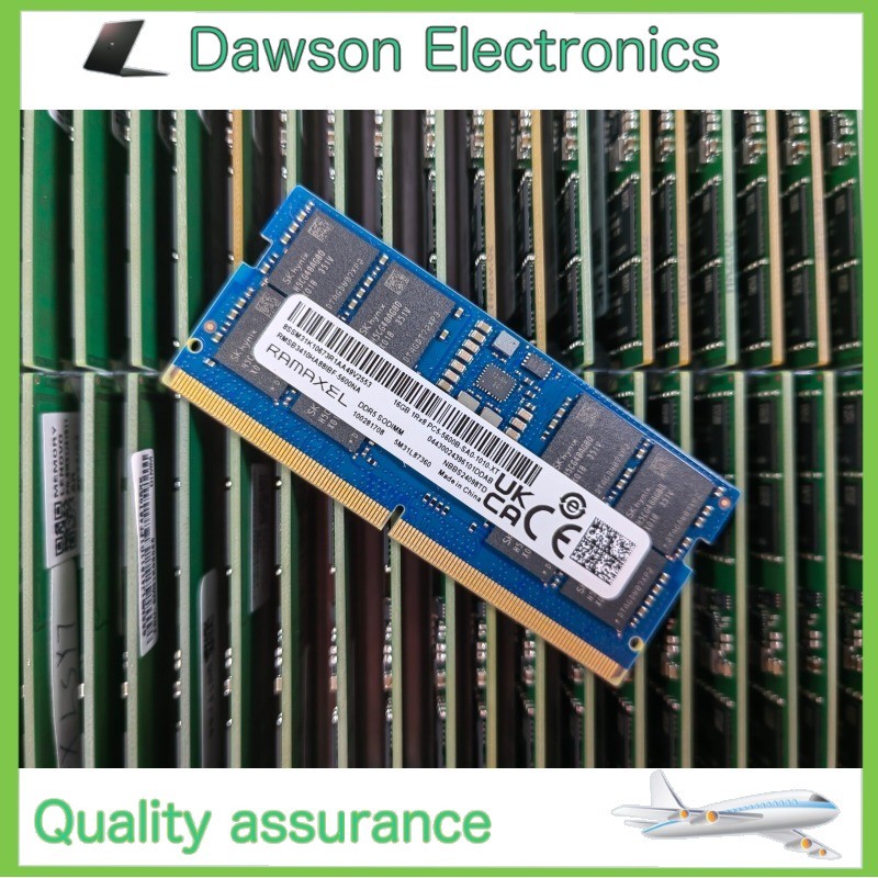 Used RAMAXEL 16GB DDR5 5600 1Rx8 PC5-5600B-SA0-1010-XT 262pin Laptop SODIMM RAM