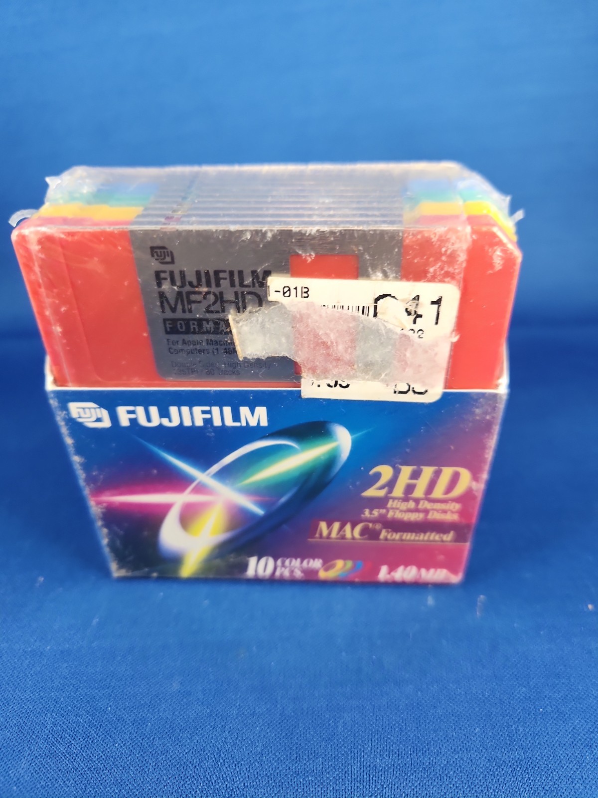 New 10 Pack Fujifilm 2HD High Density 3.5" Floppy Disk IBM Formatted 1.44MB
