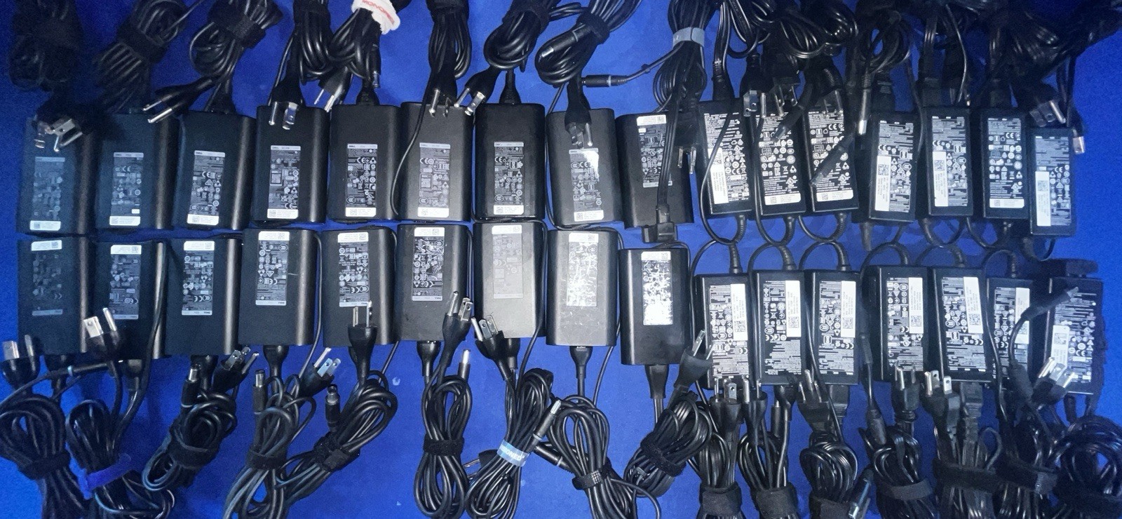 Genuine Dell 65W AC Adapter Laptop Charger 7.4mm Big Tip Large Barrel- Lot of 32