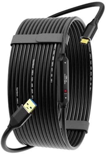 USB A to USB C Data Cable 30ft, 5Gbps High Speed Data Transfer