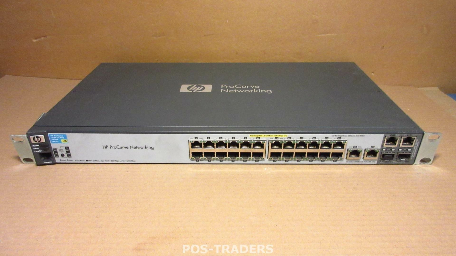 HP J9138A 2520-24 24-Port PoE 10/100 + 2 SFP 2x Gigabit Ethernet Network Switch