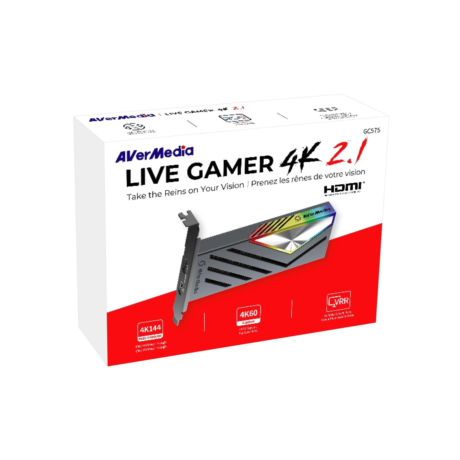 AVerMedia HDMI Capture Card Live Gamer 4K 2.1 PCIe 4K60 GC575 from Japan New