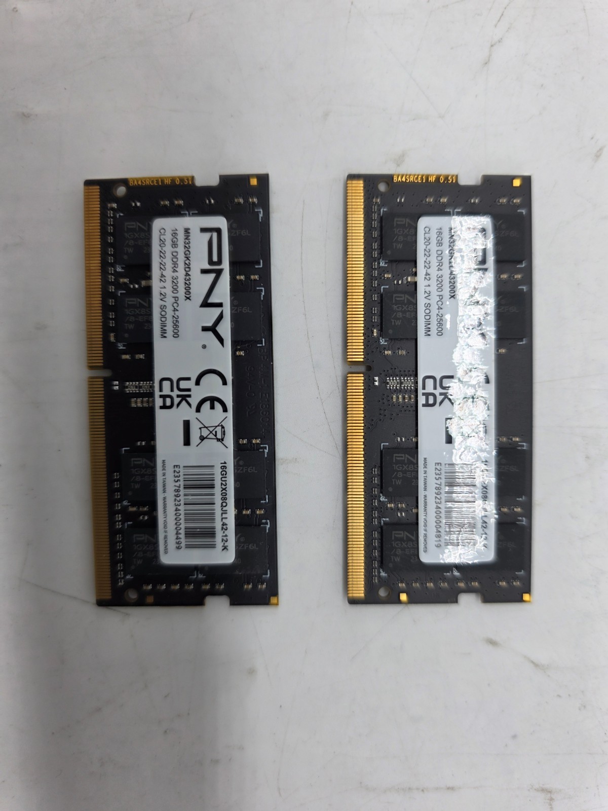 PNY XLR8 32GB (2X16GB) Kit DDR4 3200 PC4-25600 SODIMM Laptop RAM MN32GK2D43200X