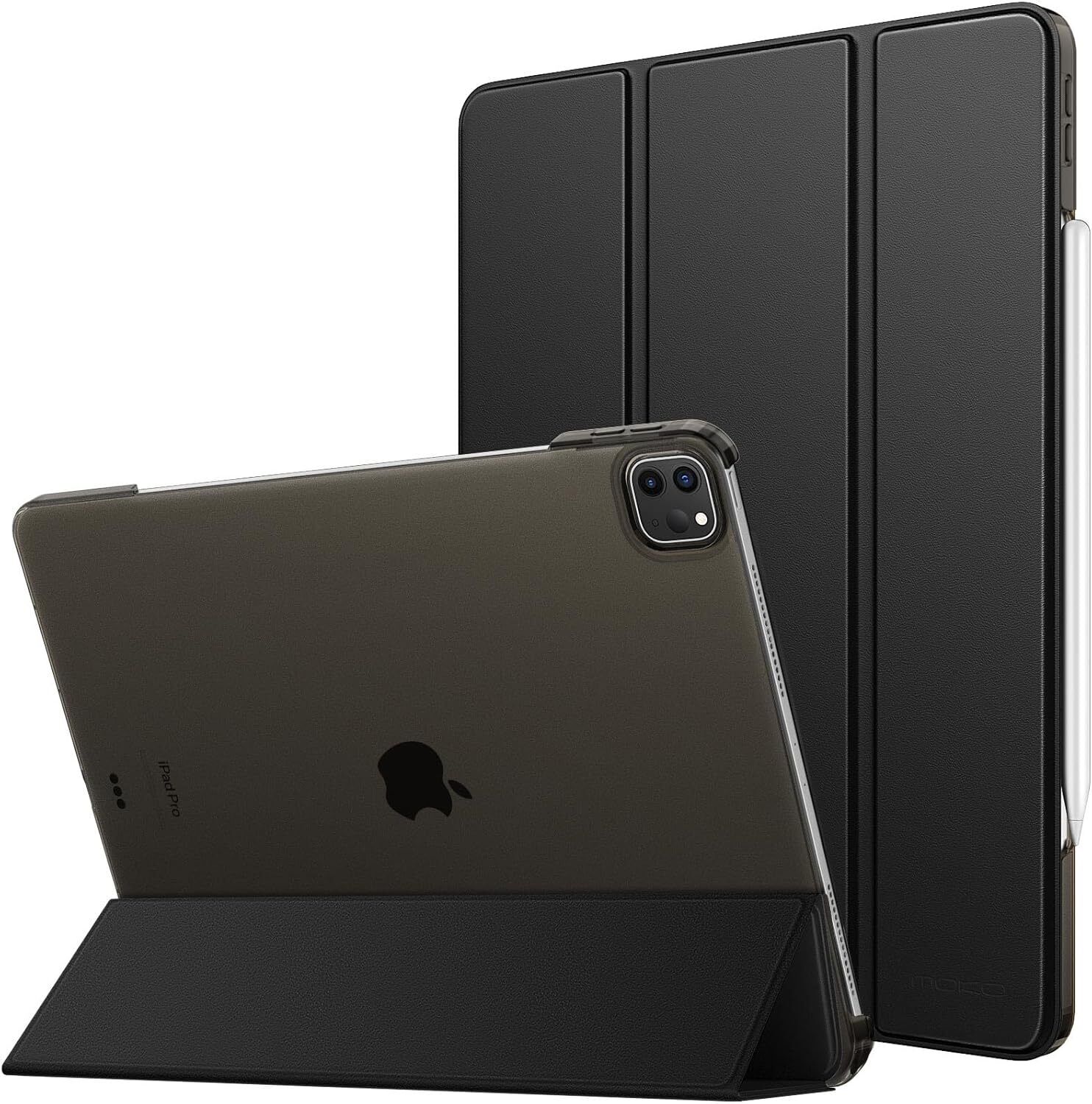 MoKo for iPad Air 13 Inch M2 Case 2024/ Pro 12.9 (6th/5th Gen Black 