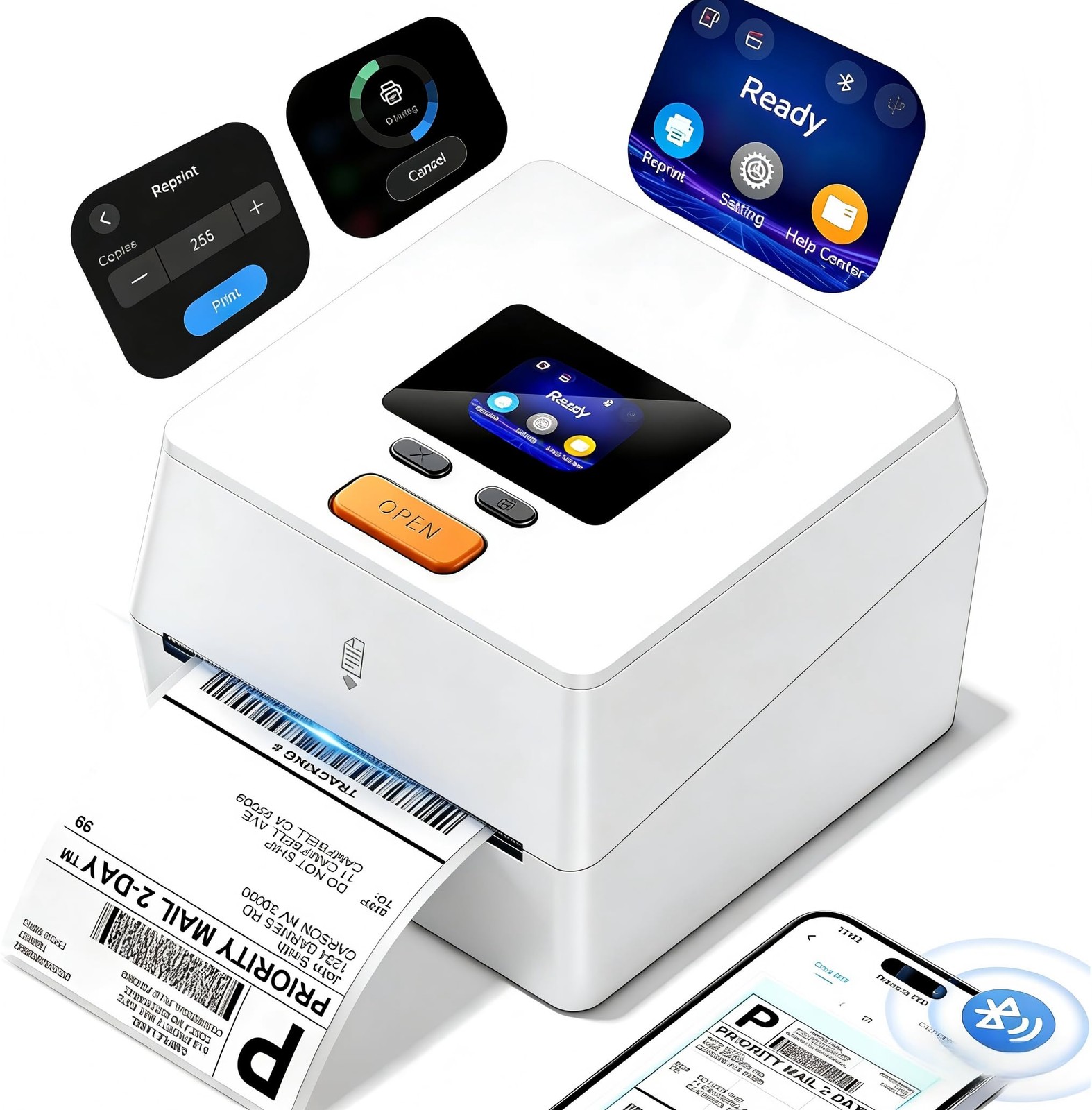 Phomemo Thermal Label Printer White