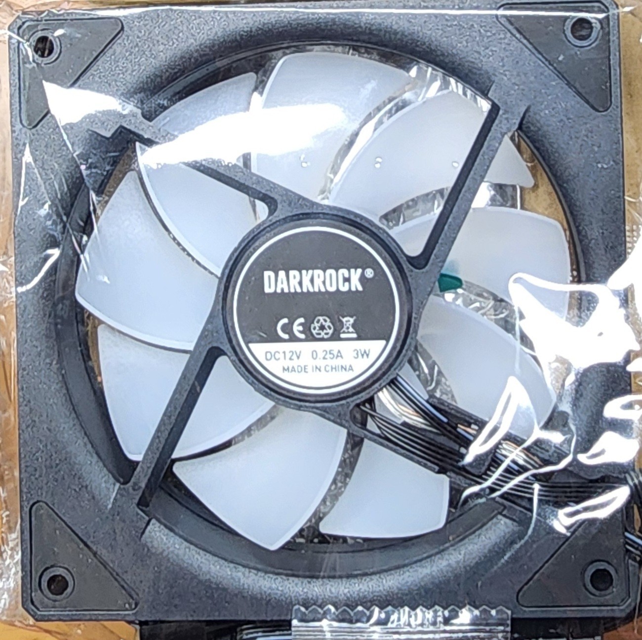 DARKROCK F120 3 in 1 120 mm Infinite Mirror Design Case PWM Control & ARGB Fans