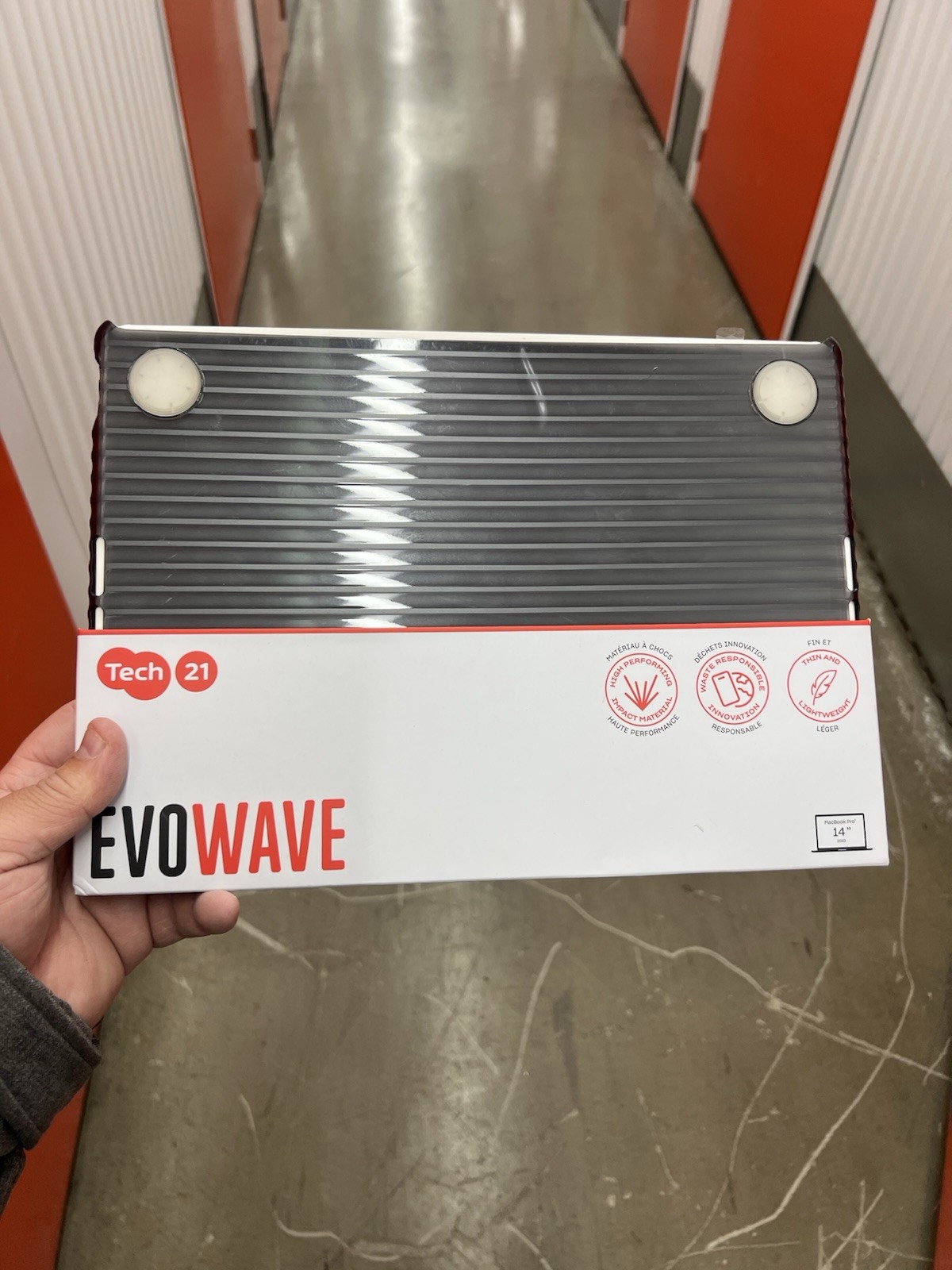 Tech21 EvoWave 14" Shell Case Impact Protection Black Polycarbonate