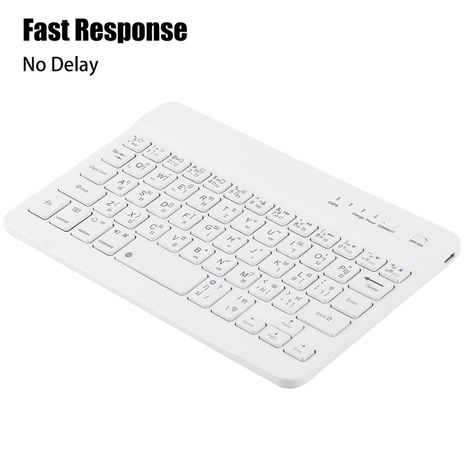 Thai Language 7-8in Scissors Feet Wireless Bluetooth Keyboard 40-hour Work