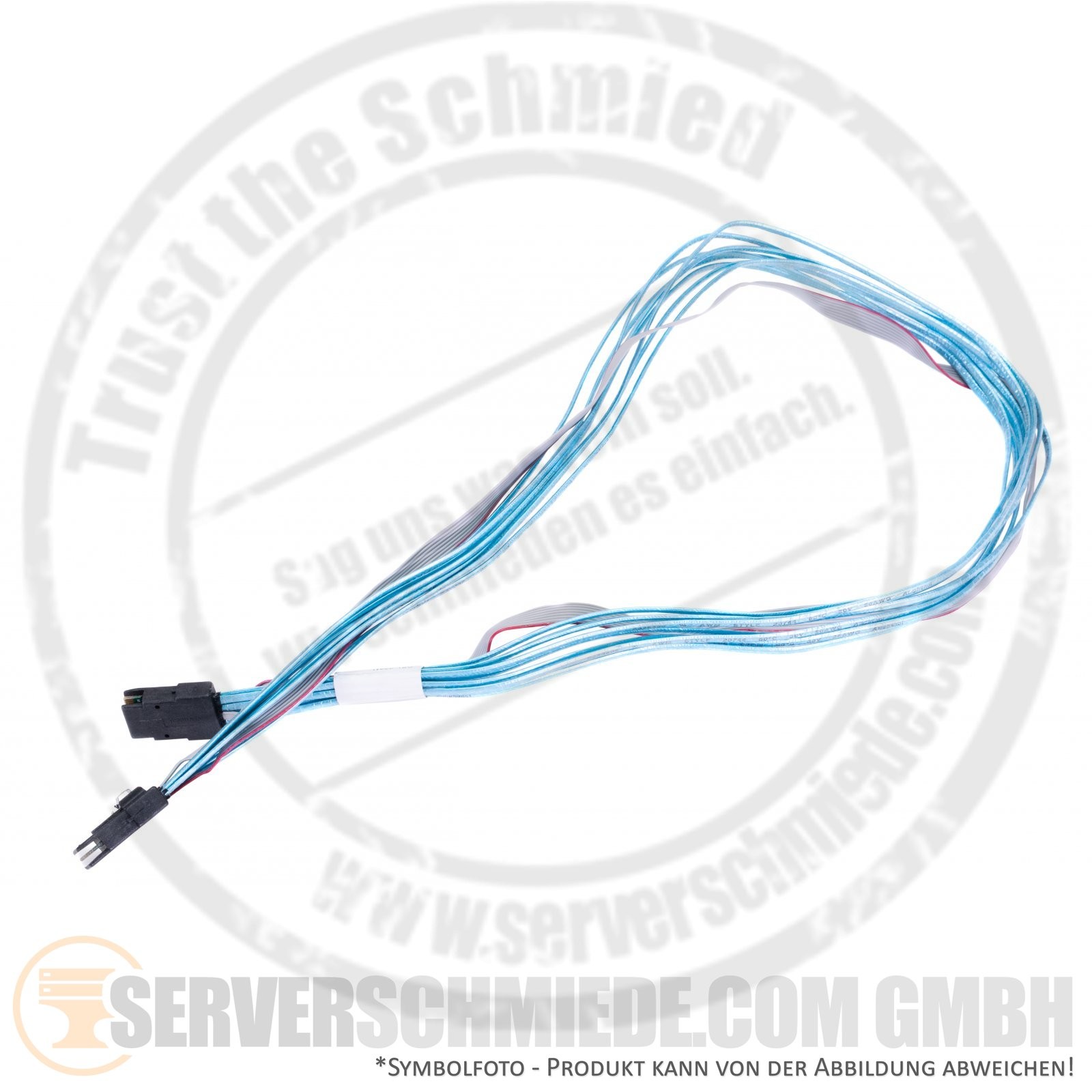 Supermicro 75cm SAS SATA Cable 70cm 1x SFF-8087 to 1x SFF-8087 CBL-0281L-01