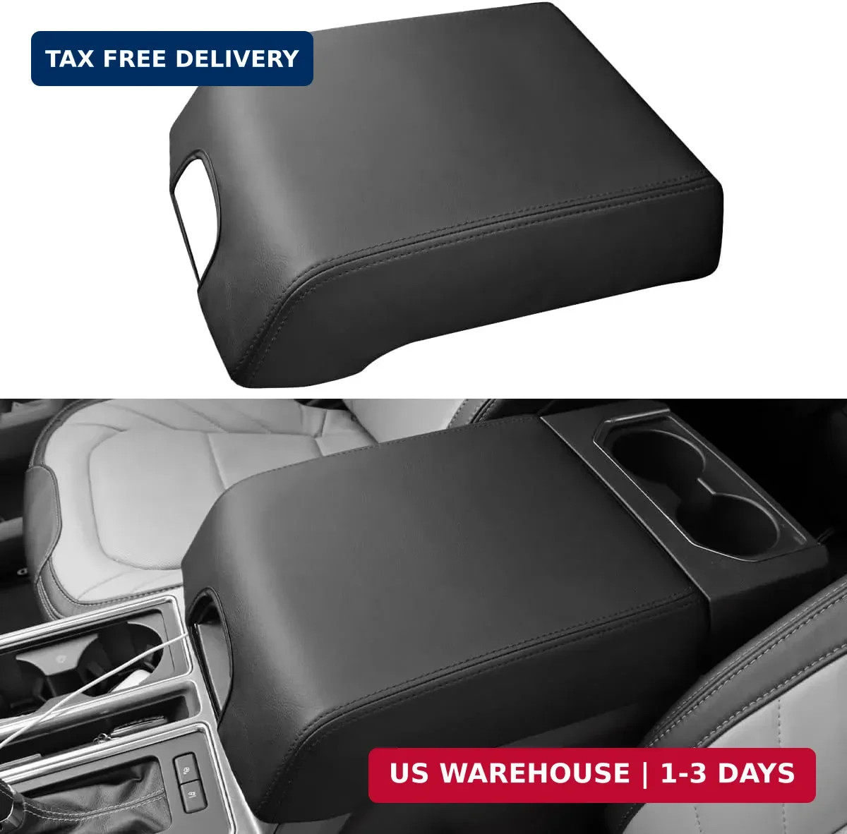 INTGET Center Console Cover for Ford F150 Accessories 2015-2020 2016 2017 2018 2