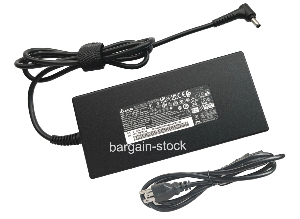 Delta 20V 12A 240W AC Adapter Charger For Delta 15 A5EFK-097 Power Supply 4.5mm