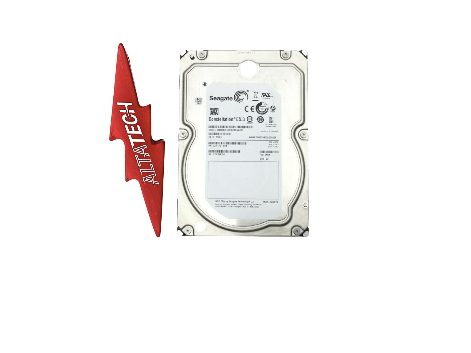 Seagate ST1000NM0033 1 TB 7.2K RPM 3.5" 6G SATA Hard Drive
