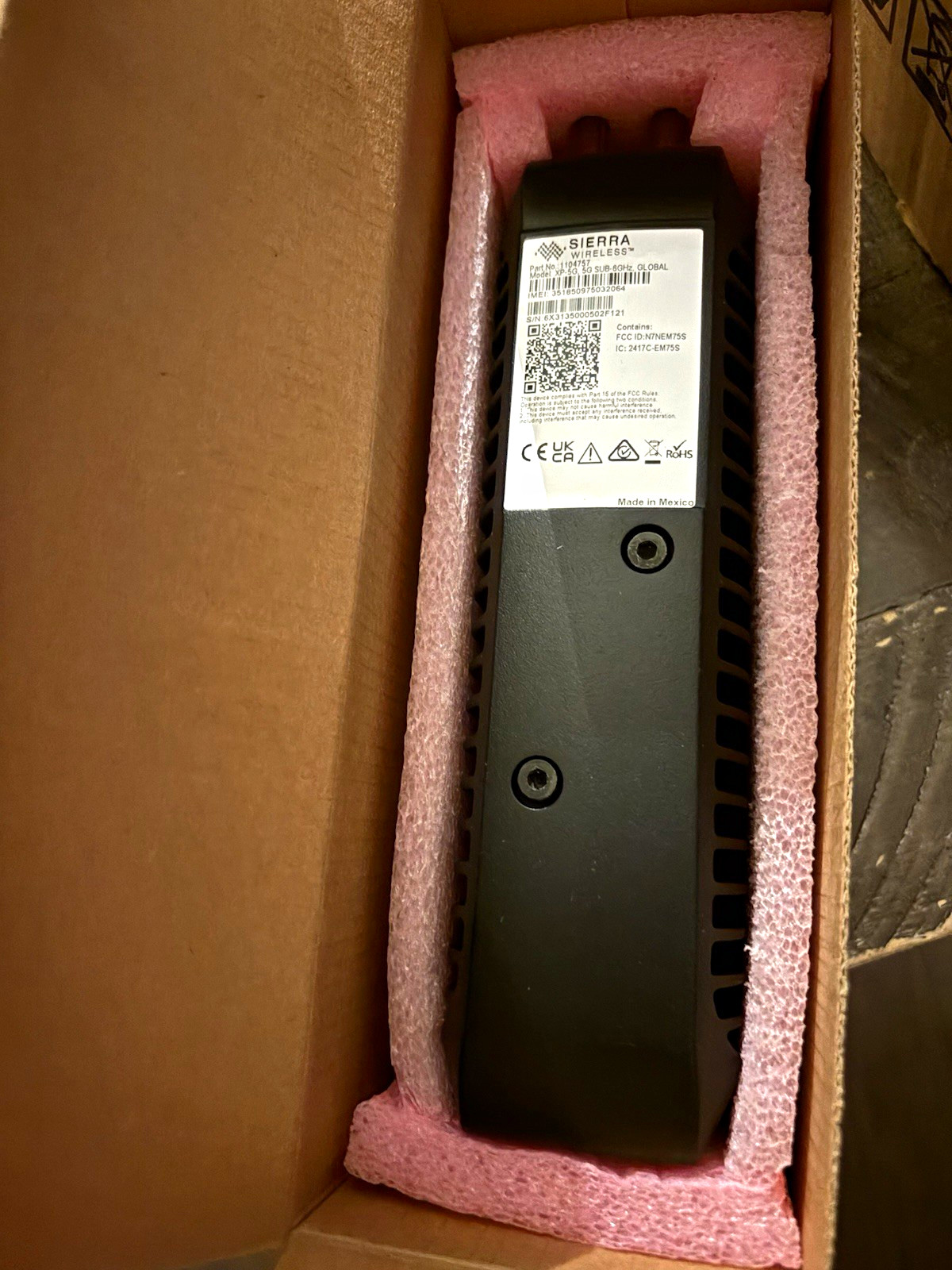 Sierra wireless signal enhancement plug and play. NIB (3)available.