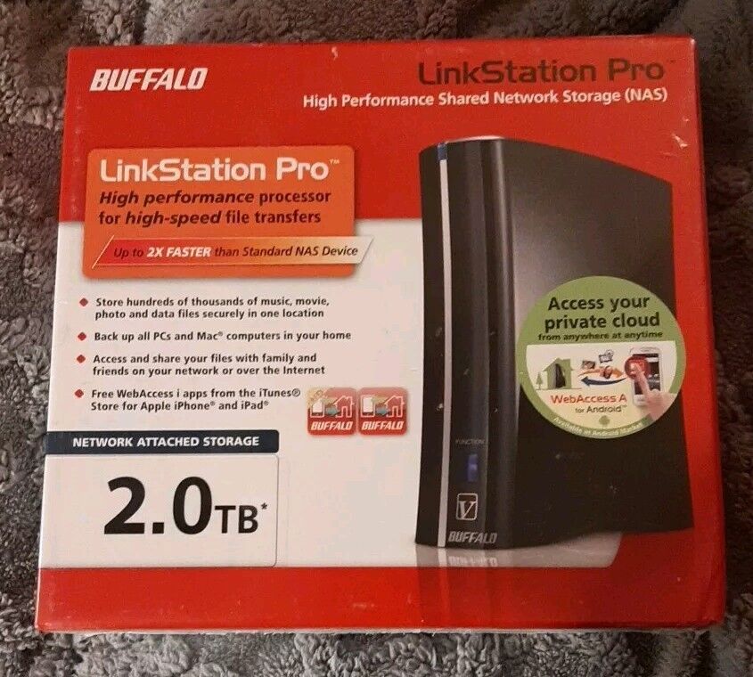 Buffalo Technology LinkStation Pro 2 TB,External (LS-V2.0TL) Hard Drive