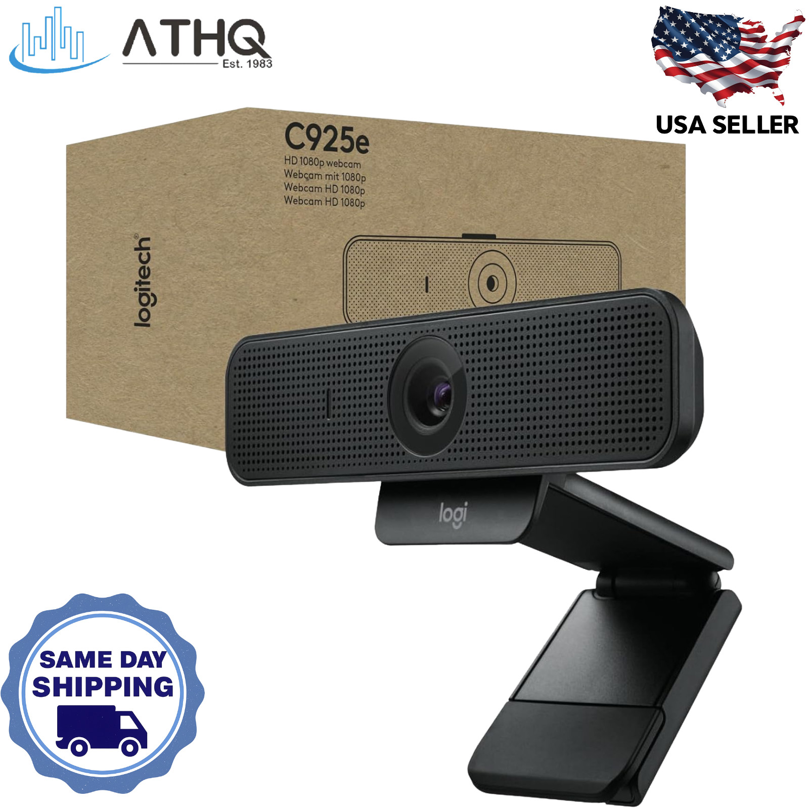 Logitech C925e HD 1080p Business Webcam USB Full HD USB with Privacy Shutter NEW