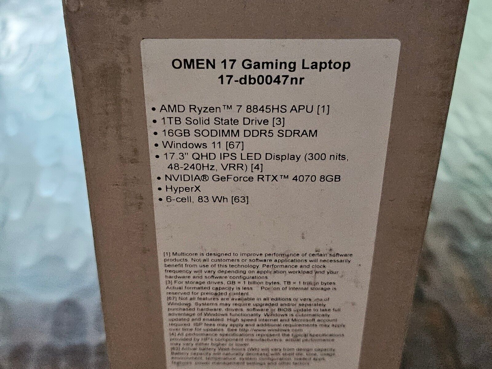 HP OMEN Gaming Laptop - 17.3