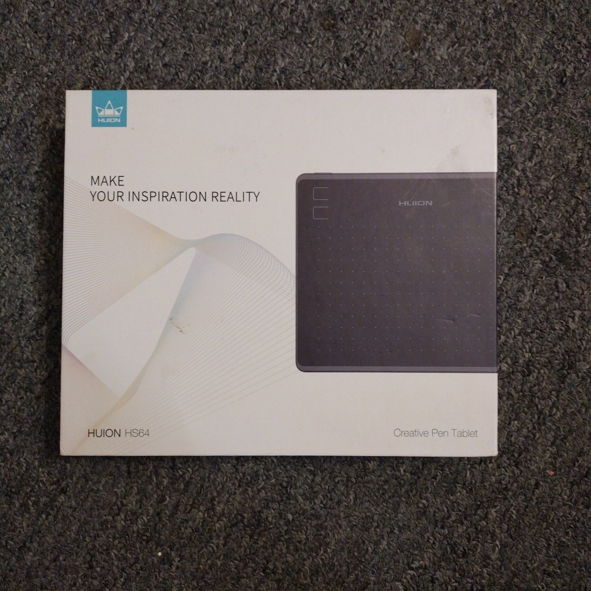 Huion HS64 Graphics Tablet Black with Pen Multi Device