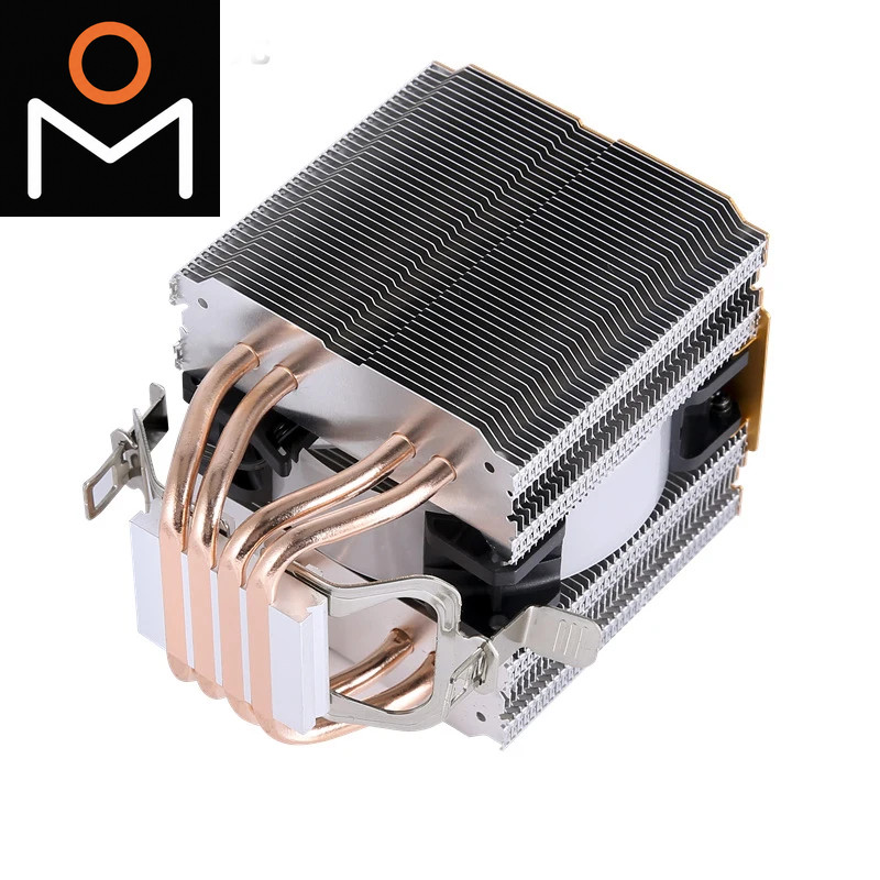 Triple Tower CPU Air Cooler, 6 Copper Heatpipes, 3X90Mm Quiet 4 Pin Pwm PC Lü