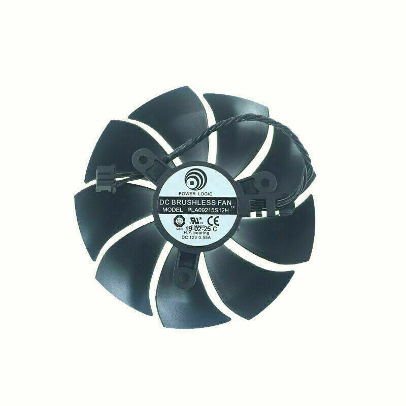 new PLA09215S12H DC12V graphics fan for EVGA RTX 2060 XC GAMING 87MM 0.55A 4Pin