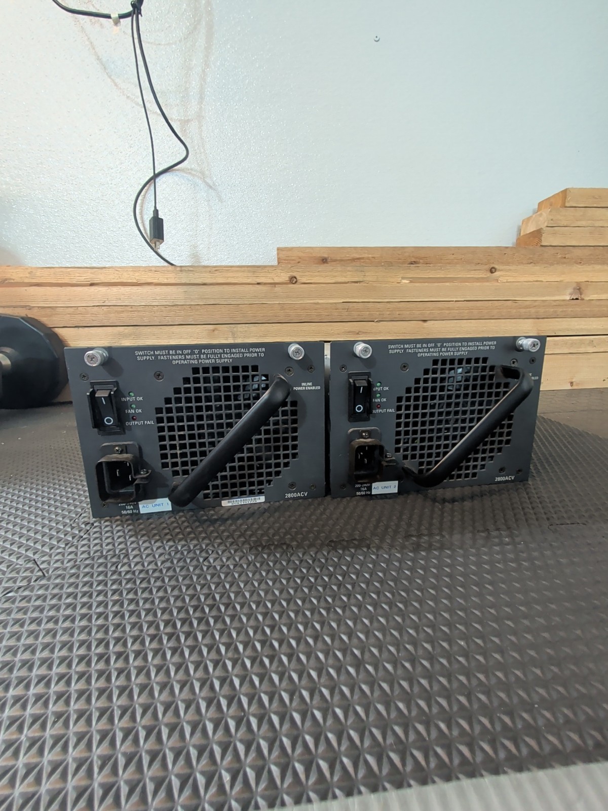 Cisco PWR-C45-2800ACV Power Supplies (x2) – 2800W for Catalyst 4500-E, PoE+