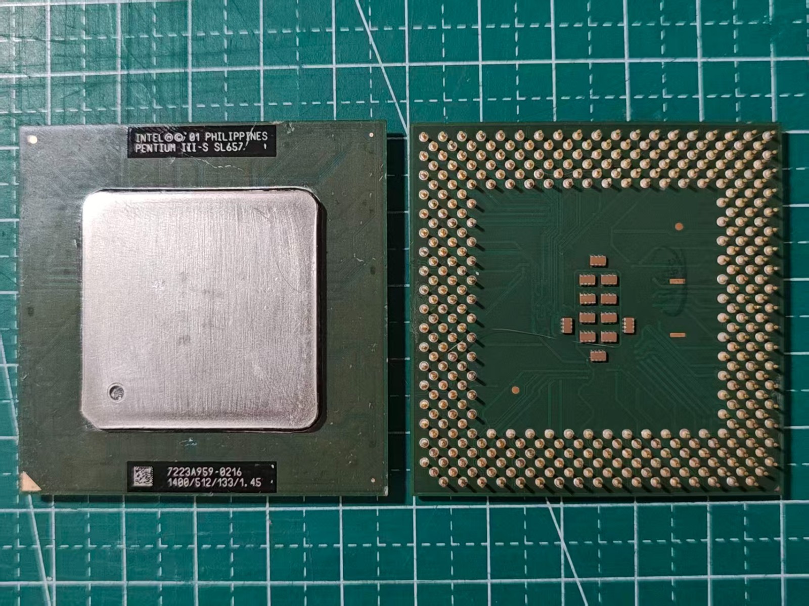 Intel Tulatin Pentium III-S SL657 1400/512/133/1.45 1.4GHz Socket370 CPU Working