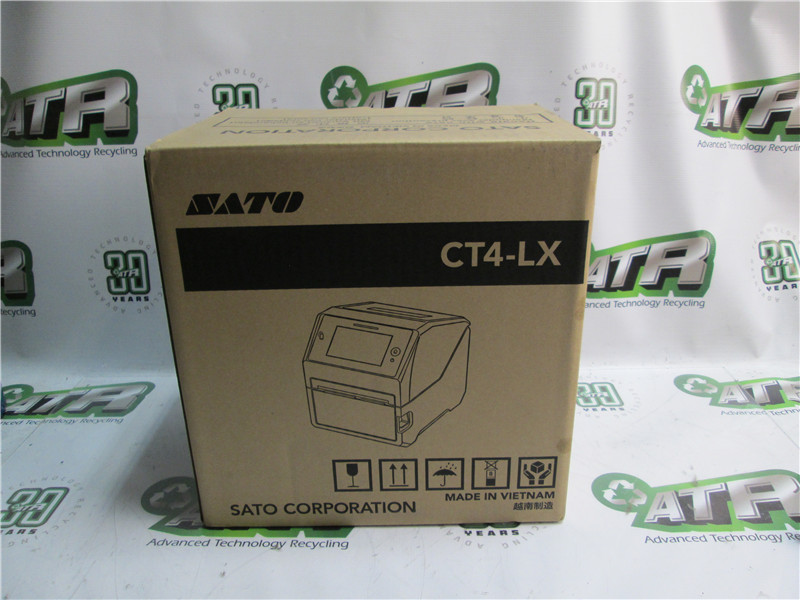 SATO CG412DT-LAN Thermal Label Printer 203dpi 4in USB LAN Tested