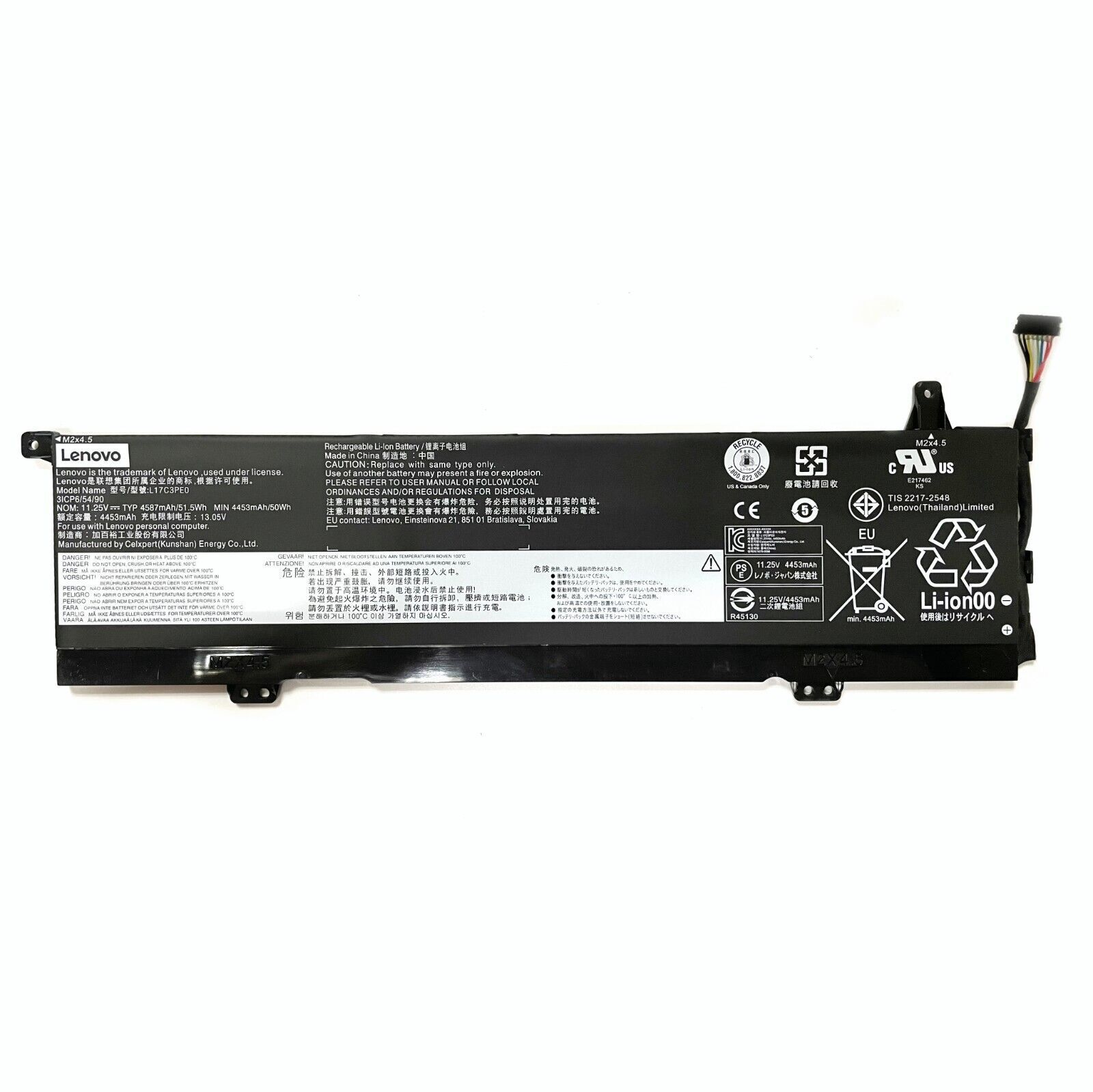 L17L3PE0 L17C3PE0 Genuine Battery 5B10Q39197 for Lenovo Yoga 730-15IKB 730-15IWL