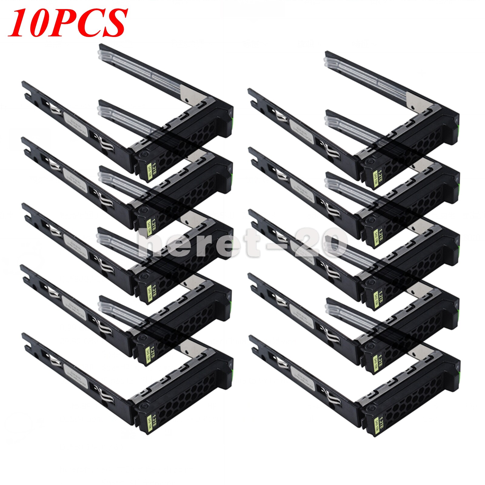 10PCS A3C40179841 For Fujitsu RX2540 RX2530 M1 M2 M3 M4 M5 M6 2.5"HDD Tray Caddy