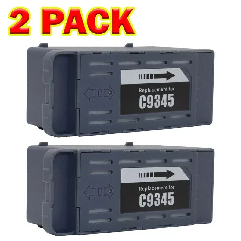 2 Maintenance Box Waste Ink Pad C9345 For Epson ET-16600 ET-16650 ET-5800 ET5850
