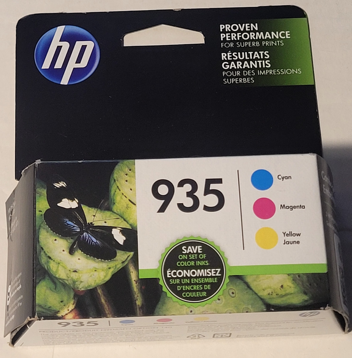 new Genuine HP935 Cyan Magenta Yellow N9H65FN Ink Cartridge SEALED OEM Exp 11/20