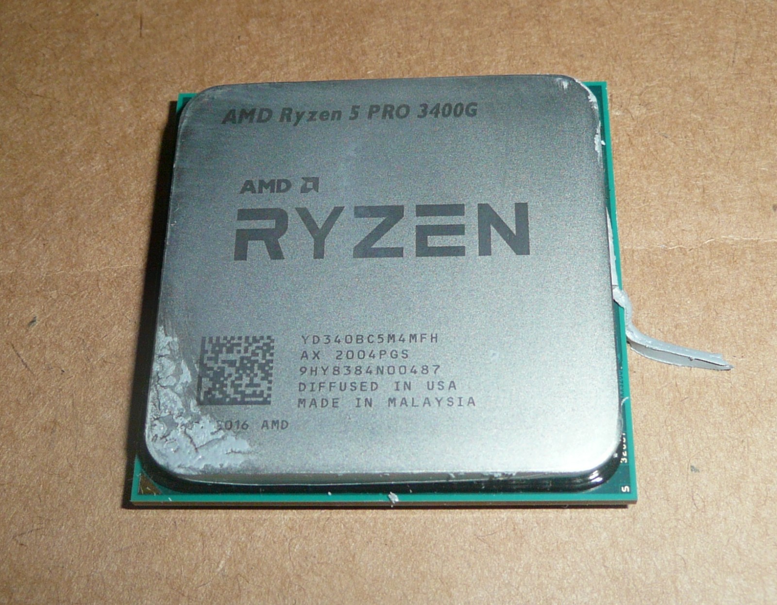 AMD Ryzen 5 PRO 3400G 3.70GHz Desktop CPU Processor - YD340BC5M4MFH - Socket AM4