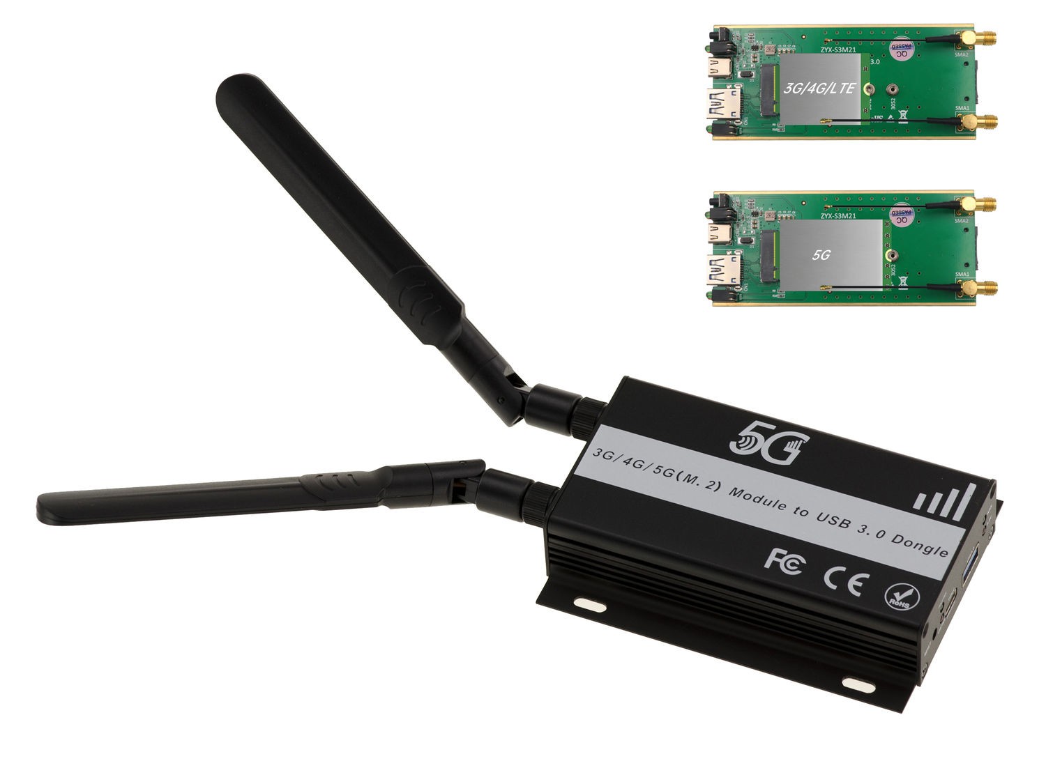 M2 B Key USB 3.0 Adapter For WWAN LTE With SIM Support 3G 4G 5G