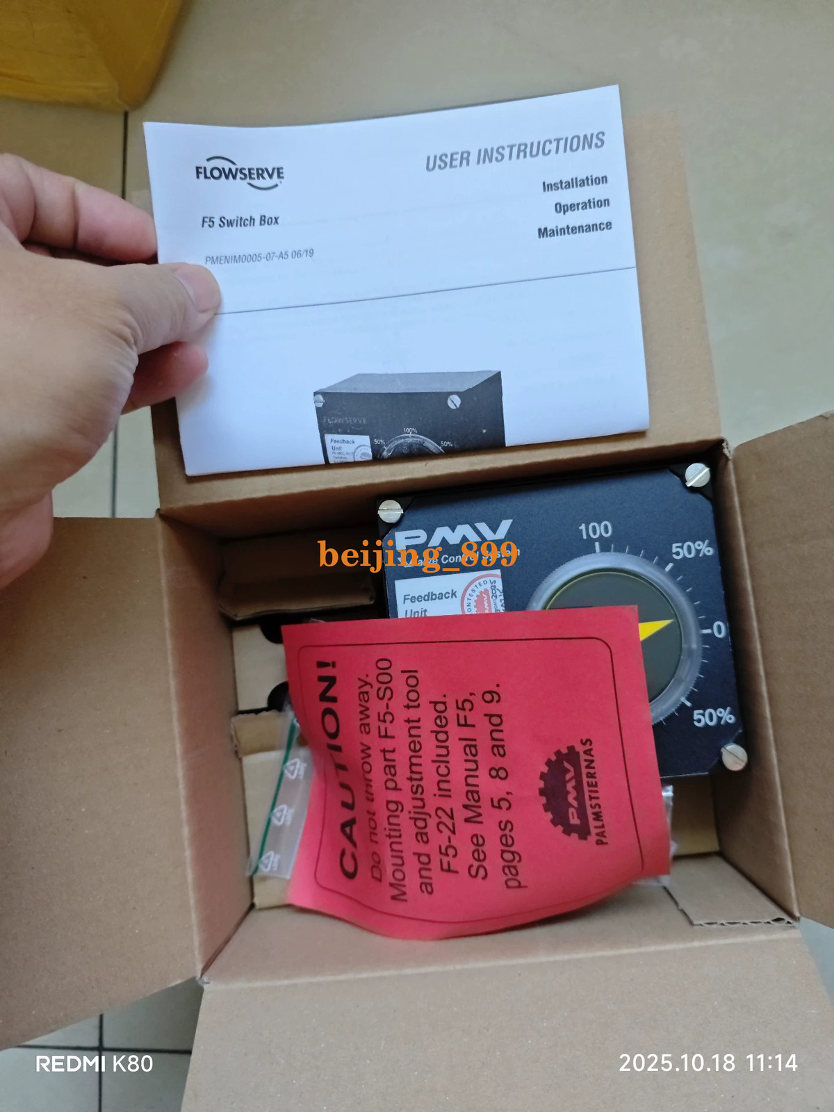 1PC NEW FlowServe PMV Valve Control System F5-MEC-420 Fast transportation