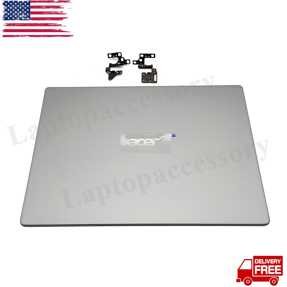 New LCD Back Cover W/Hinges For Acer Aspire A515-54 A515-54G A515-55 A515-55G