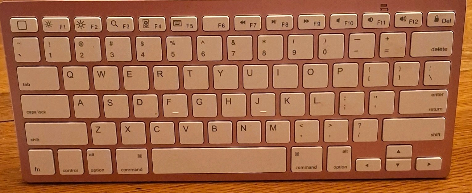 SPARIN Wireless Slim Keyboard Pink English QWERTY (Standard)