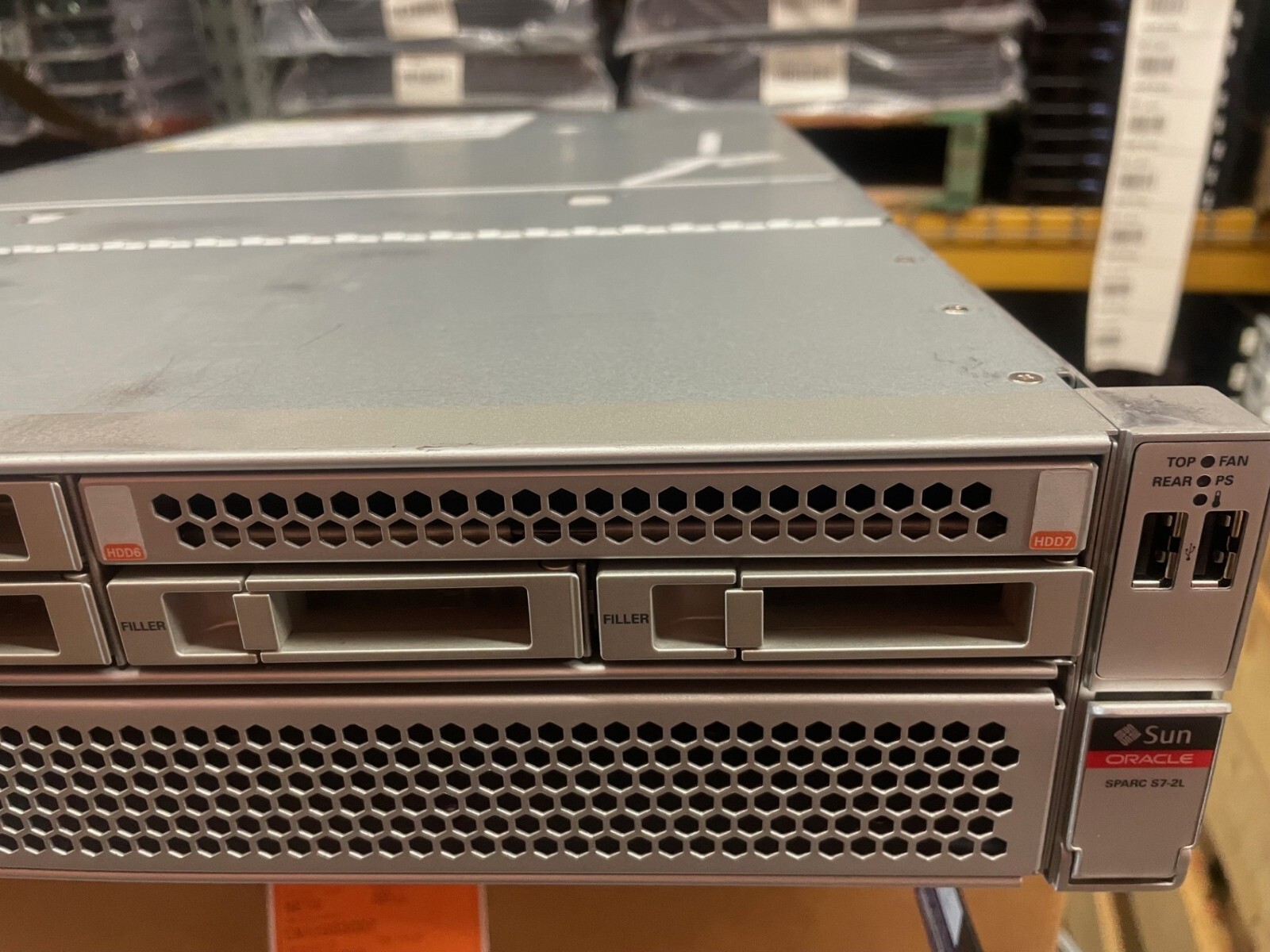 SUN / ORACLE S7-2L EMPTY CHASSIS. NO FANS, MOTHERBOARD. POWER SUPPLIES
