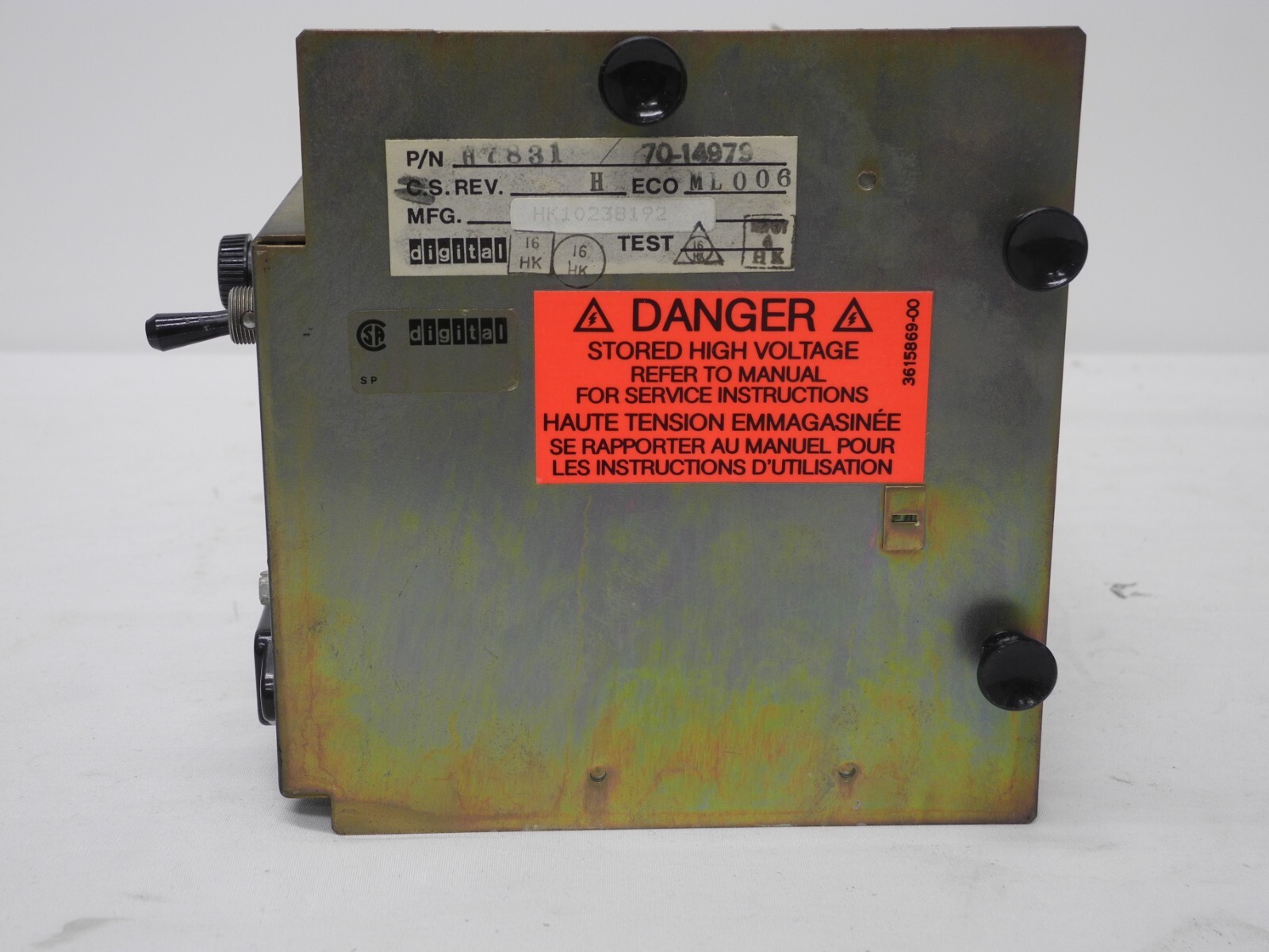 VINTAGE DEC H7831 VT100 SERIES POWER SUPPLY, 70-14979