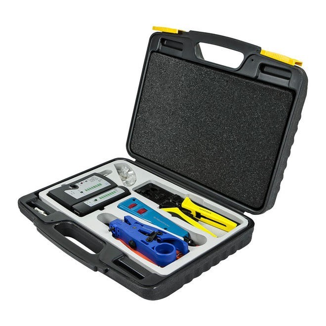 Professional Cable Tester Networking Tool Kit - Monoprice