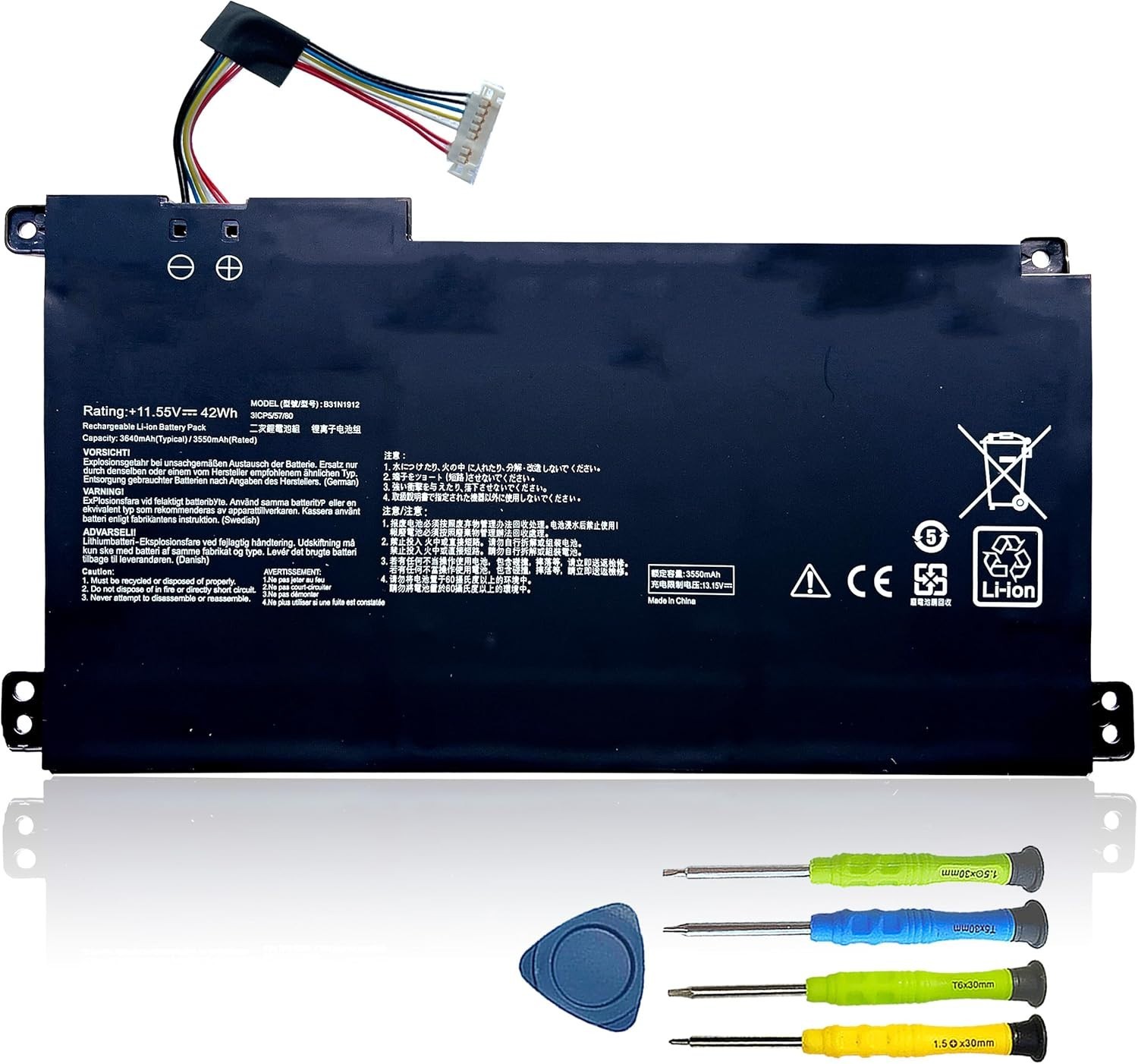 B31N1912 C31N1912 Laptop Battery Compatible with Asus VivoBook 14 e510 Series