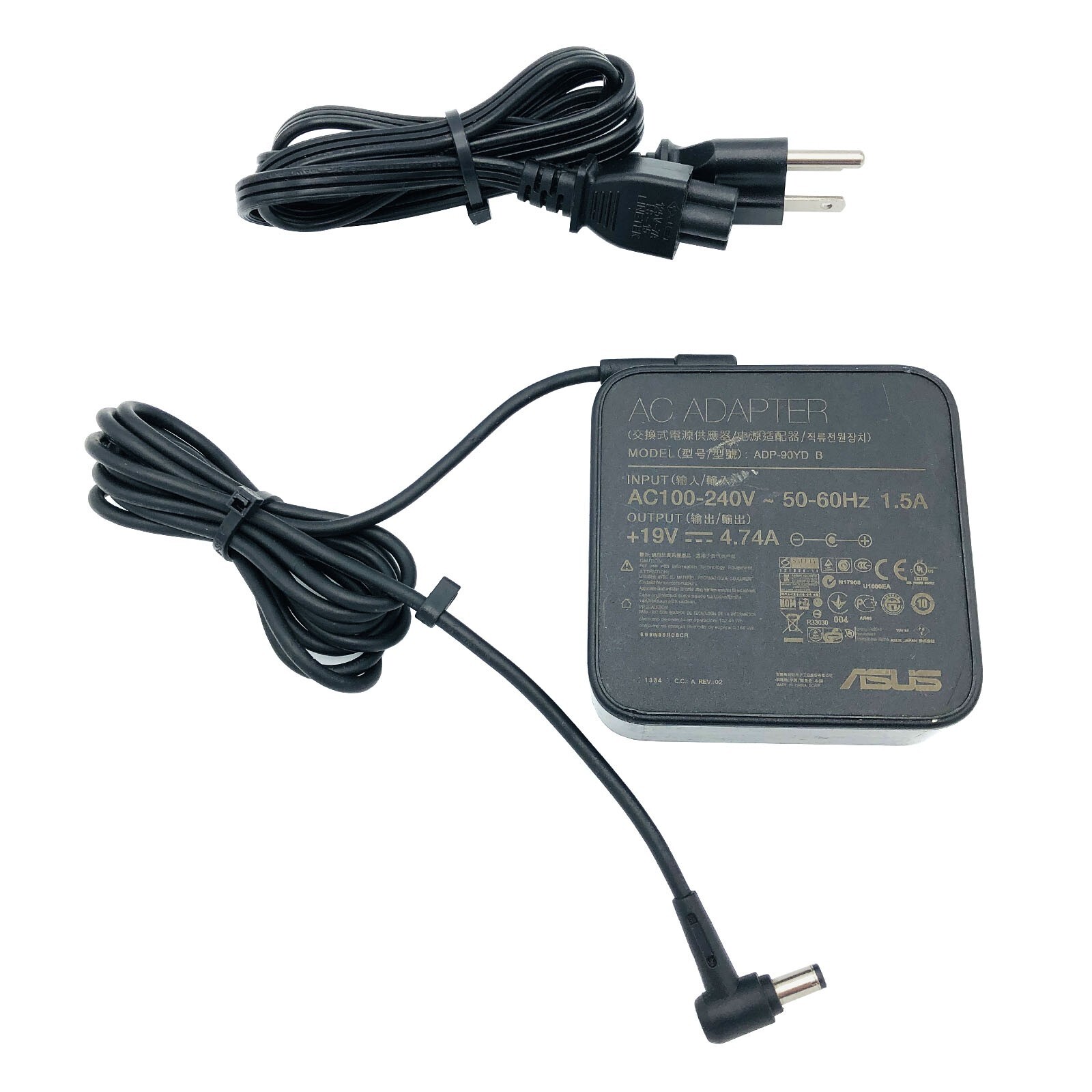 Genuine 90W Asus AC DC Adapter Model ADP-90YD B 19V 4.74A 5.5x2.5mm OEM
