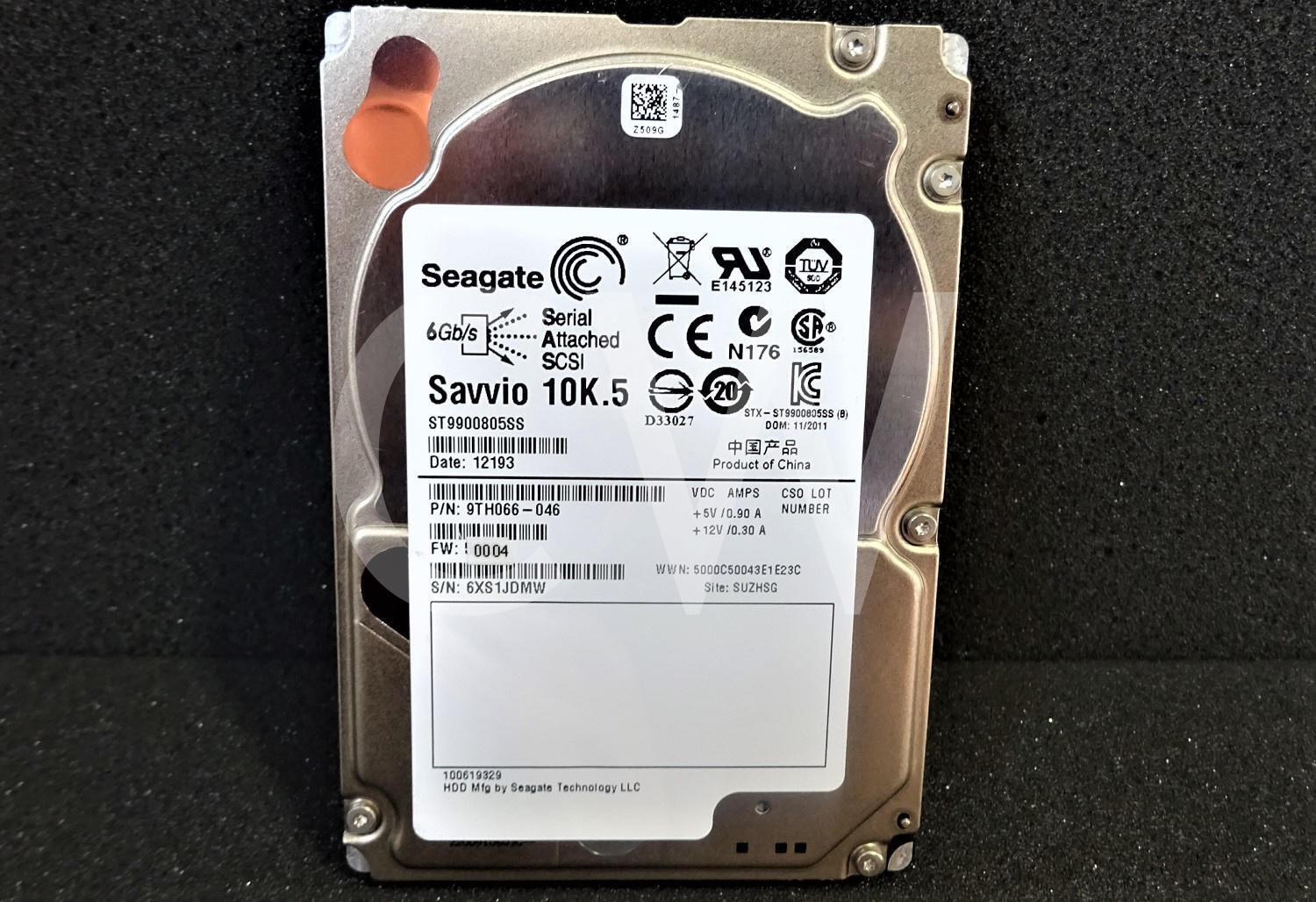 ST9900805SS Seagate SAVVIO 9TH066-046 10K.5 900GB 10K 6G 64MB 2.5''SAS HardDrive