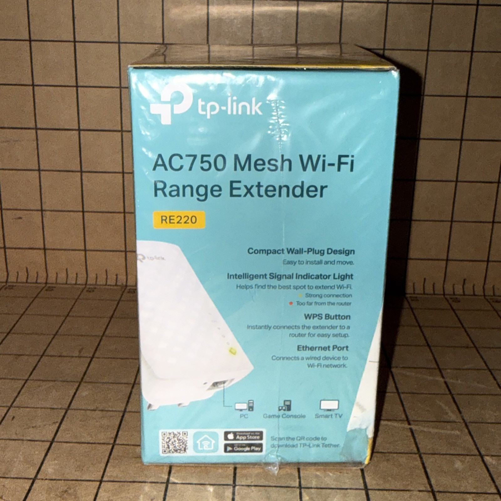Tp-Link RE220 Mesh Wifi Extender Booster, Dual-Band AC750 Mbps Range Extender