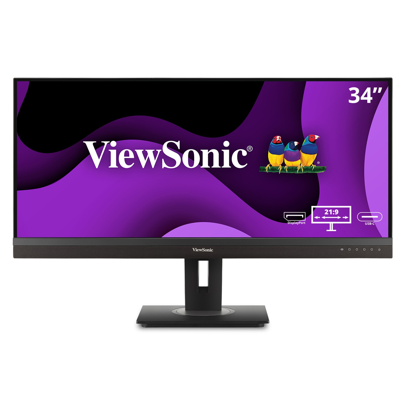 ViewSonic 34" QHD Docking Monitor VG3456A with USB C  (CR)