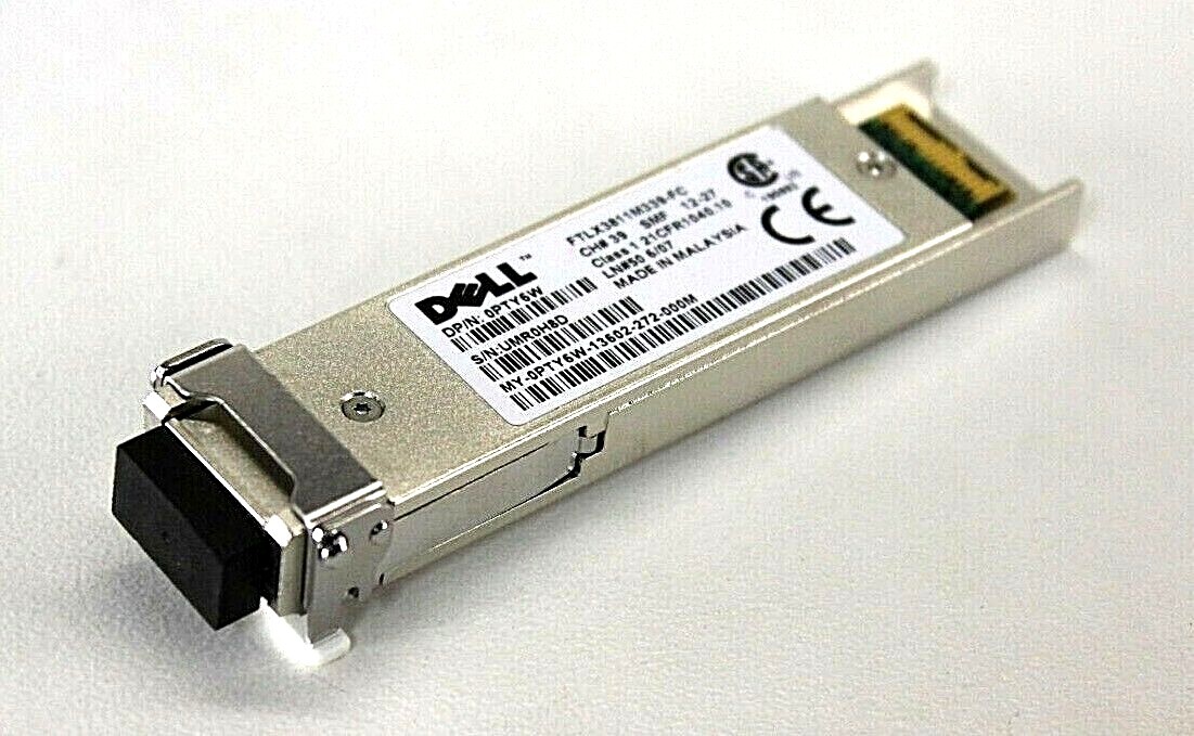 FTRX-3811-339-FC PTY6W GP-XFP-W39 Dell Force10 10Gb Ethernet XFP optics module 