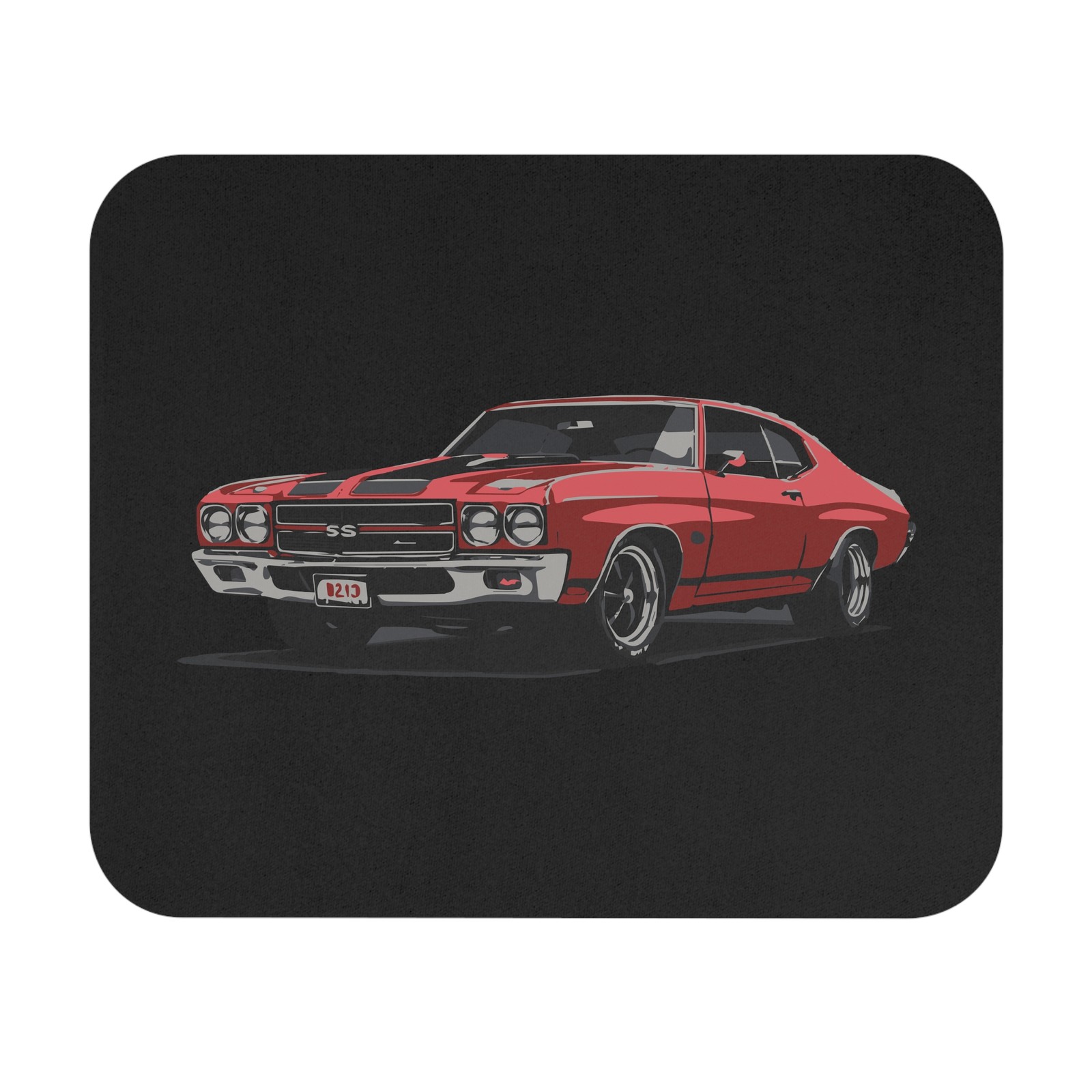 1970 Chevy Chevelle SS Mouse Pad – Classic Red Muscle Car Desk Mat