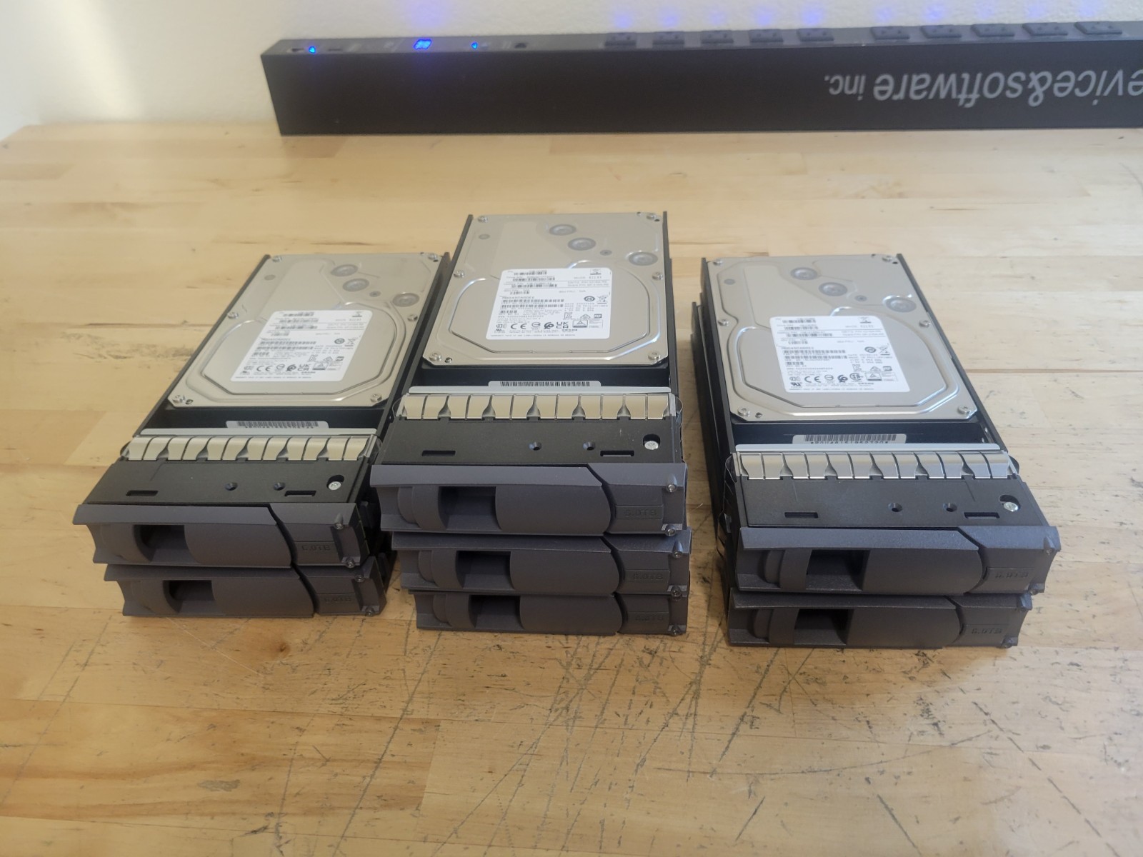Lot of 7 Toshiba MG04SCA60EE 6TB 3.5" SAS Hard Drive Lot Netapp READ LISTING